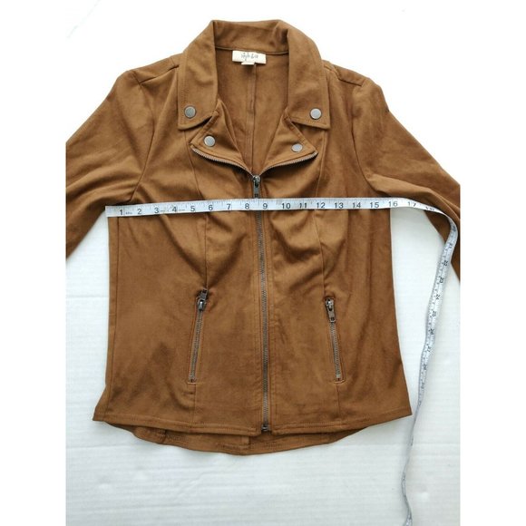 Style & Co Womens Moto Jacket Petite Small PS - Picture 7 of 12